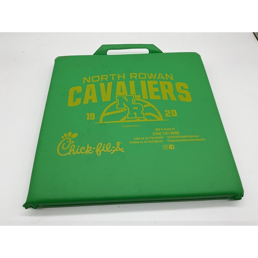 North Rowan Cavaliers Seat Cushion Stadium Bleacher Green Chick-fil-A One Size